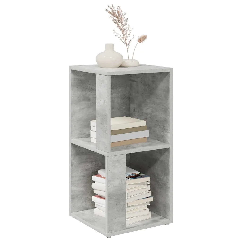 Armadio Angolare Grigio Cemento 33x33x67 cm in Truciolato 809021