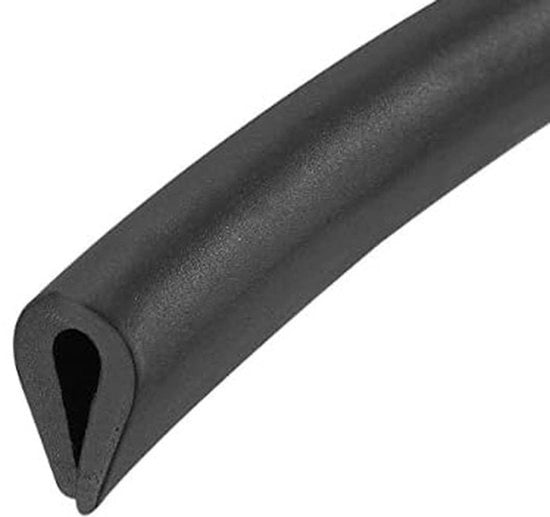 Compensatore U- forma - Resistente all'acqua - Stoffa impermeabile - Assorbe shock - Lunghezza 3 m - Larghezza 5 mm - Striscia di gomma