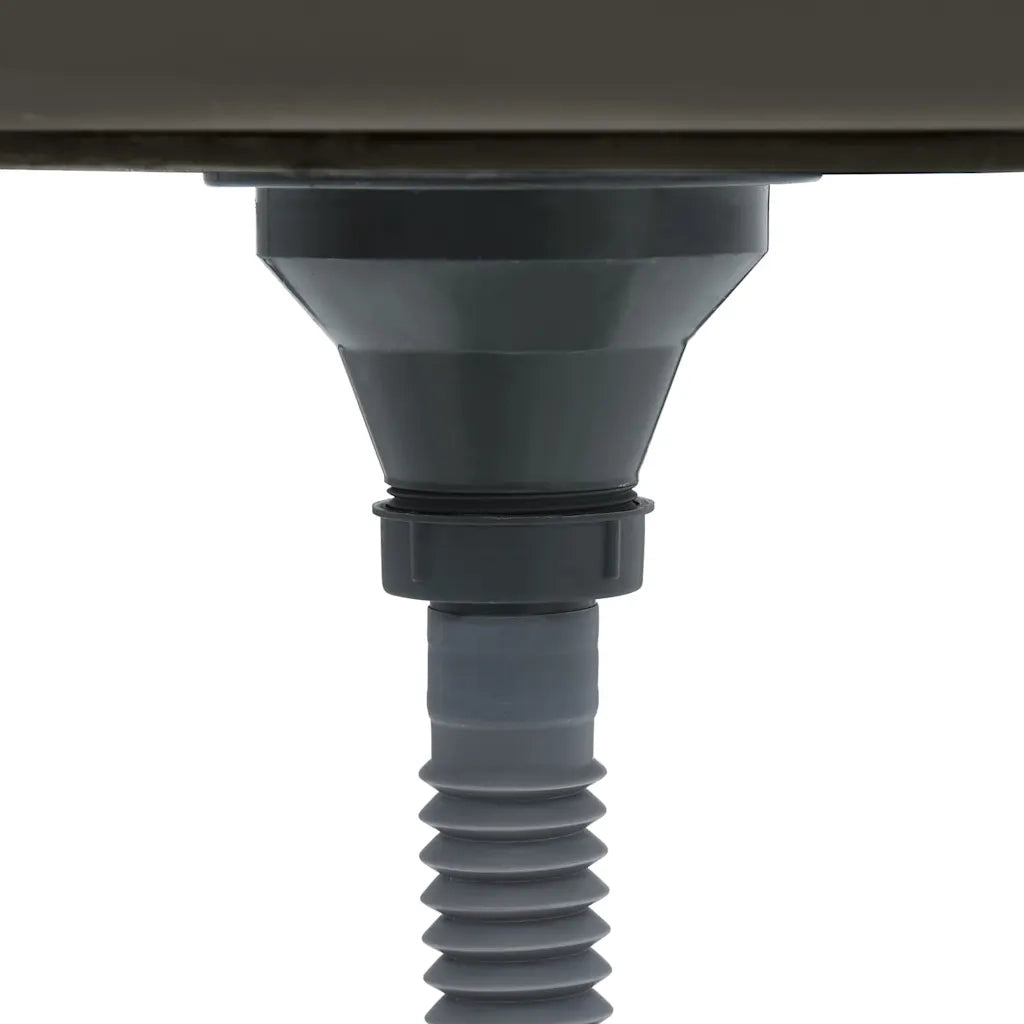Lavello da Cucina Lavorato a Mano Nero Acciaio Inox cod mxl 52270