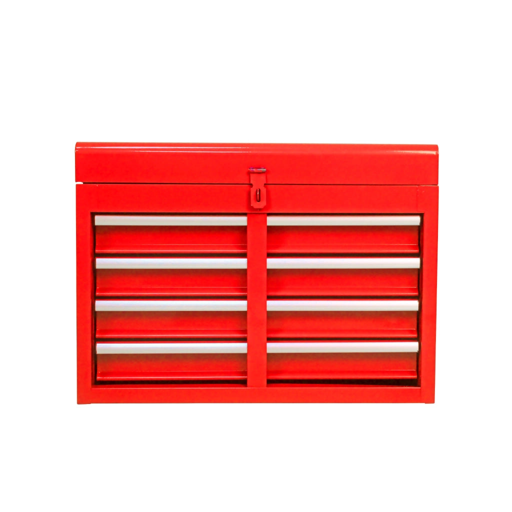 CARRELLO PORTAATTREZZI 5 cassetti 56.5x32.5x68 cm acciaio rosso
