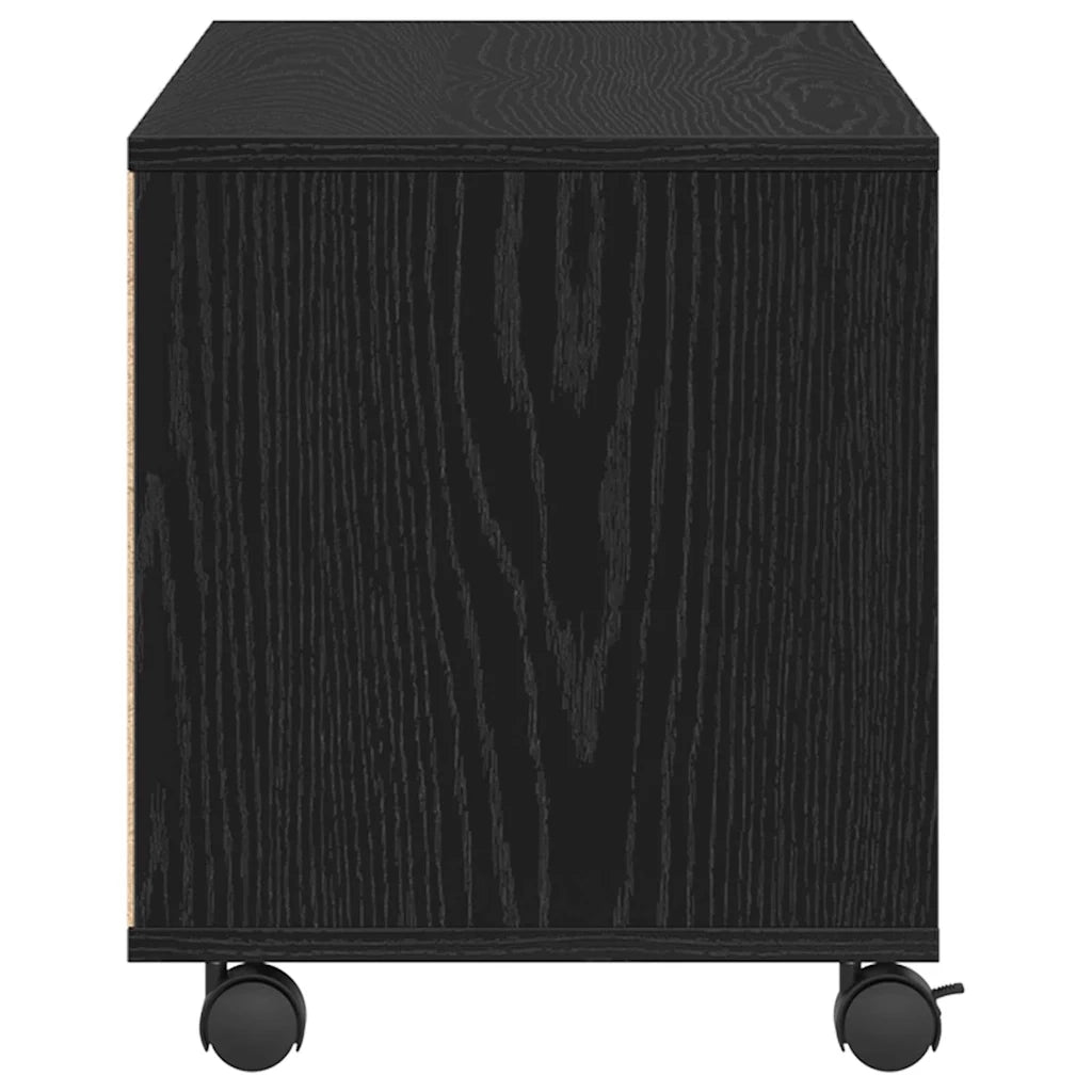 Mobile TV Nero 90 x 35 x 40.5 cm Legno multistrato 861981
