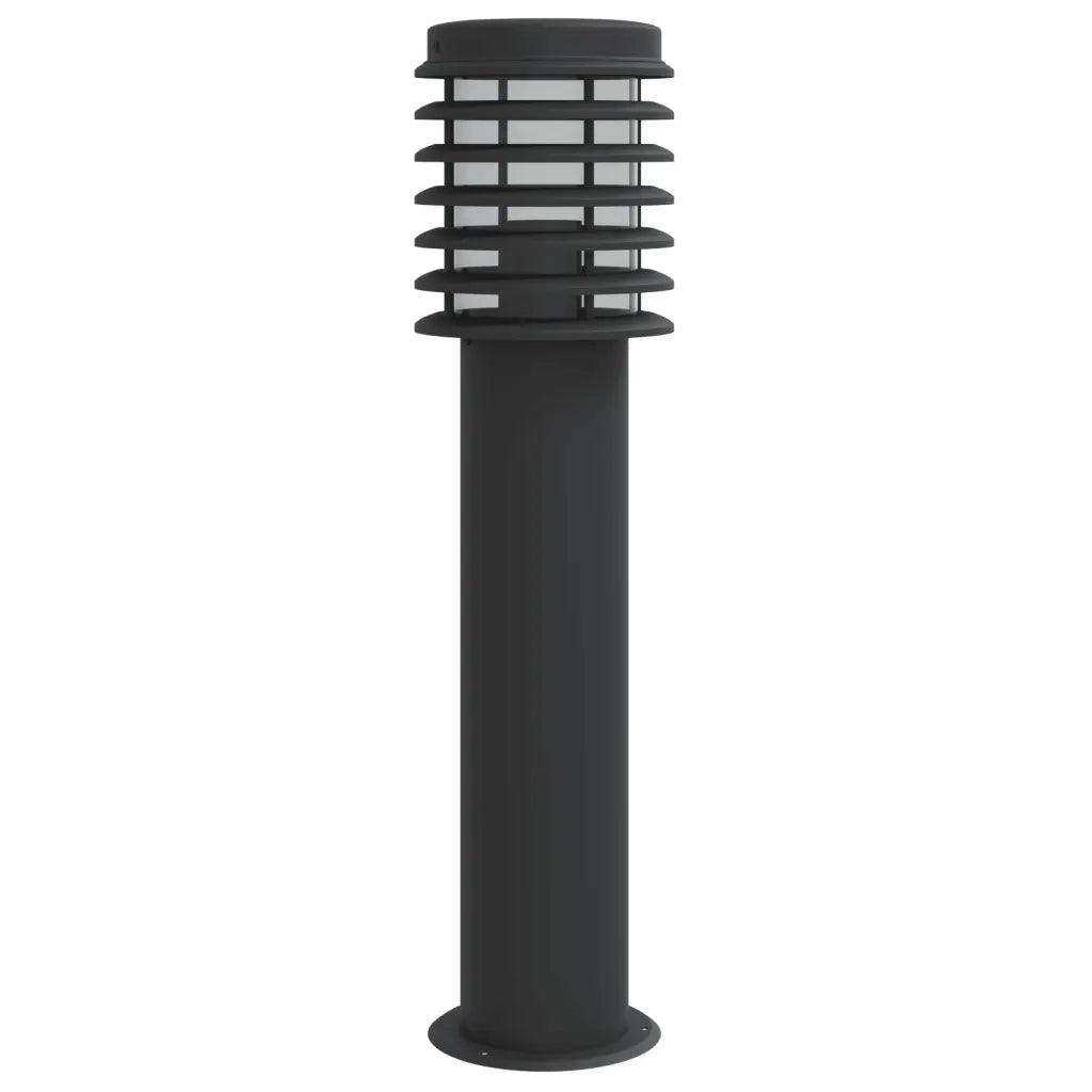 Lampada da Terra per Esterni Nera 60 cm in Acciaio Inox 4006361