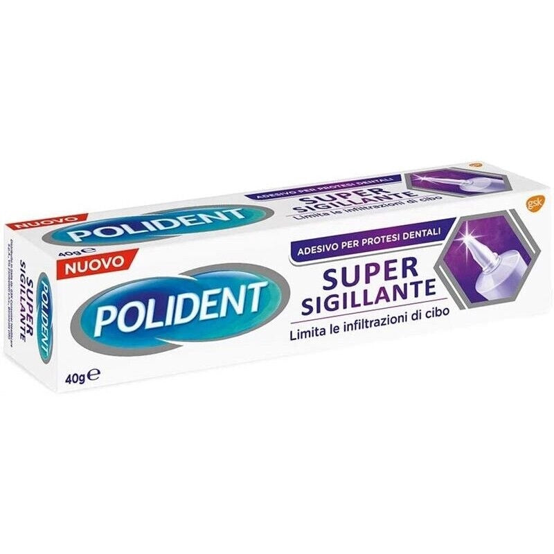 POLIDENT CREMA ADESIVA PER PROTESI DENTALI 40GR SUPER SIGILLANTE