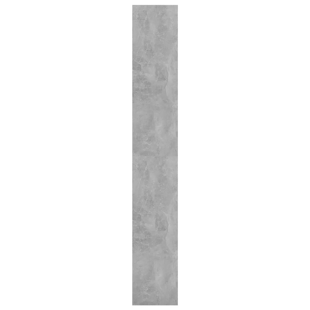 Libreria Divisorio-Scaffale per Libri-Mobile di Stoccaggio Grigio Cemento 80x30x198 cm in Truciolato