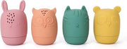 Prodotti per il bagno in silicone, prodotti per il bagno flessibili, adatti per bambini di 6-12-18 mesi e oltre, prodotti per il bagno per bambini, giocattoli per la doccia per bambini di 1-3 anni.