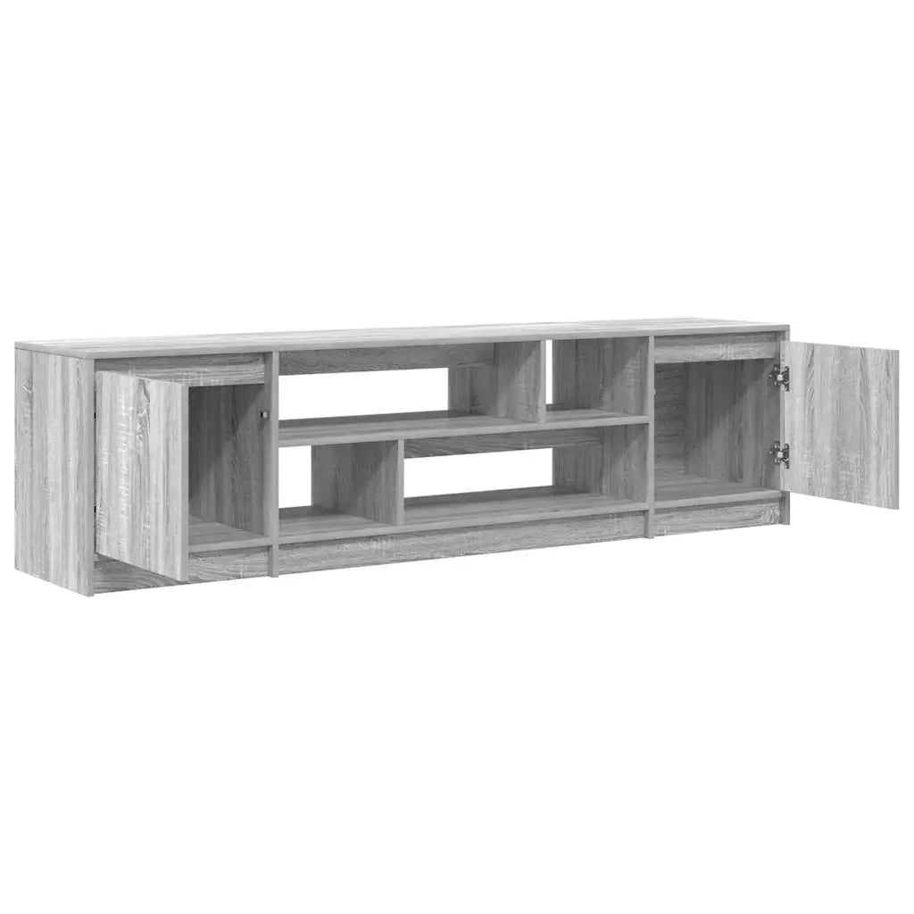Mobile Porta TV-Mobile per TV-Credenza TV Grigio Sonoma 188,5x41x50 cm Legno Multistrato
