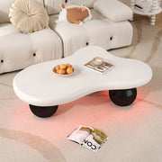 Tavolino-Xylo-Cloud LED 16 colori design nuage piedi tondi