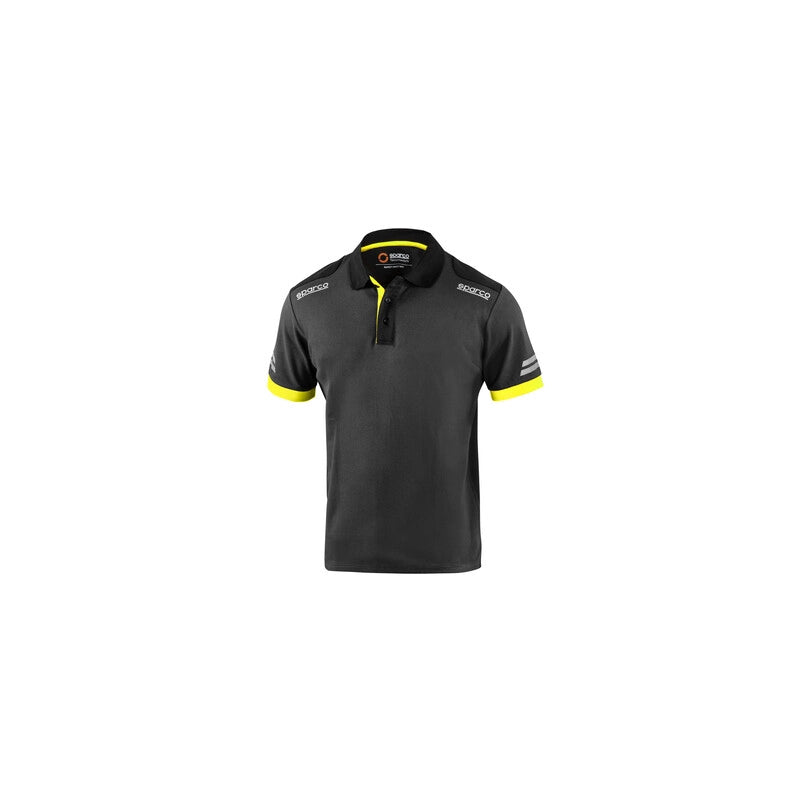 SPARCO POLO TOLEDO GREY YELLOW TG L- 1,0 pz
