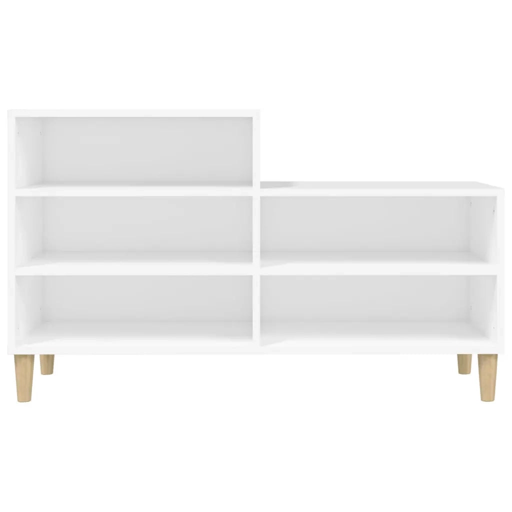 Scarpiera Bianca 102x36x60 cm in Legno Multistrato cod mxl 49199