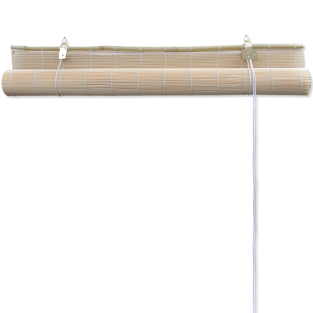 Tenda a rullo in bambù naturale 120 x 160 cm tenda per finestra persiana per la privacy 4102141