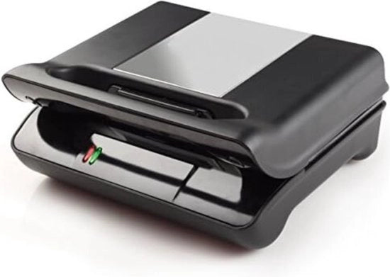 Apparecchio Grill a Piastre Sostituibili - Contactgrill con Piastre Sostituibili - Piastre Grill - Panini Istantaneo con Piastre Sostituibili - Nero