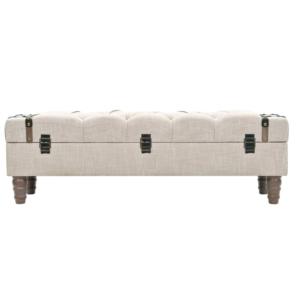 Panca contenitore 111 x 34 x 37 cm in legno massello e acciaio 02_0010889