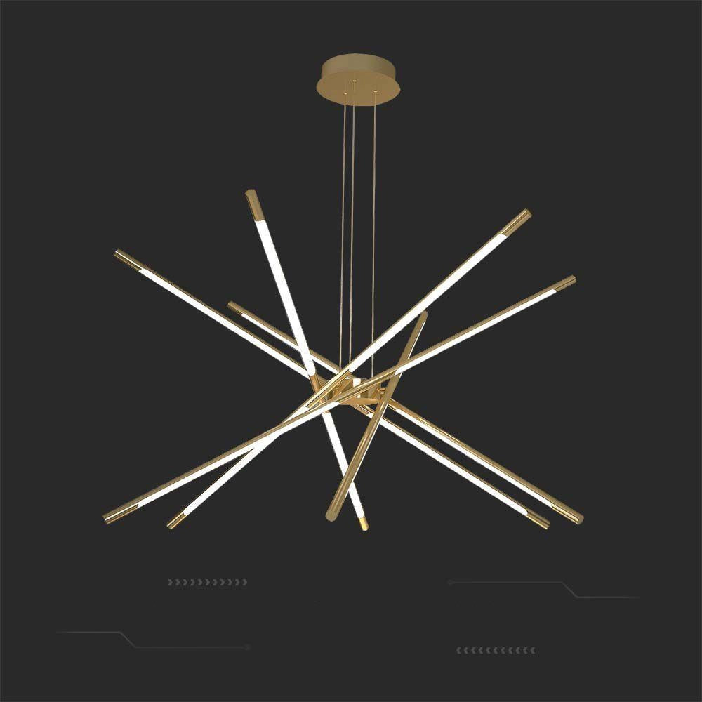 Lampada sospensione LED dimmerabile oro 3000K V-TAC VT-7922