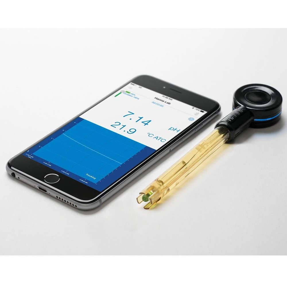 Hanna Halo HI 12302 - Elettrodo pH in plastica con Connessione Bluetooth Utilizzabile tramite App