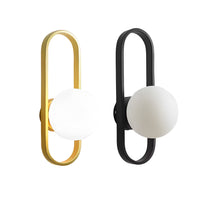 Lampada Da Parete APP1756-1W Brush Gold White