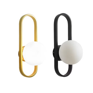 Lampada Da Parete APP1756-1W Brush Gold White