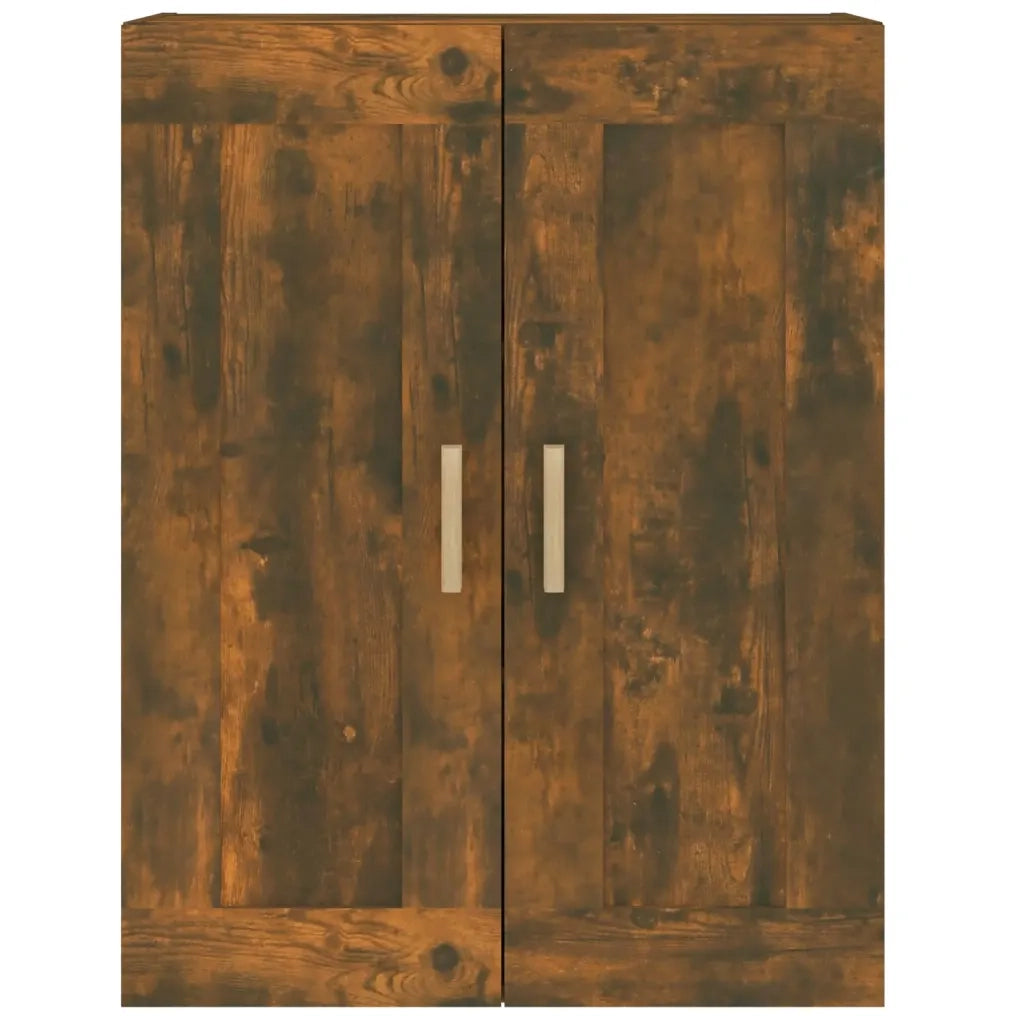Mobile a Parete Rovere Fumo 69,5x32,5x90cm in Legno Multistrato cod mxl 40694