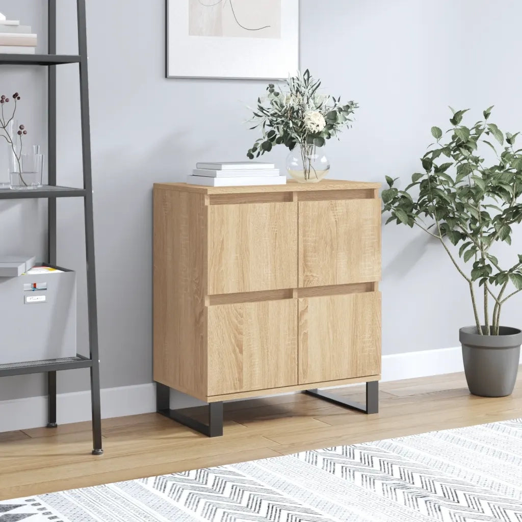 Credenza Rovere Sonoma 60x35x70 cm in Legno Multistrato 831223