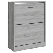 Scarpiera | Mobile per scarpe Grigio Sonoma 63x24x81 cm in Legno Multistrato