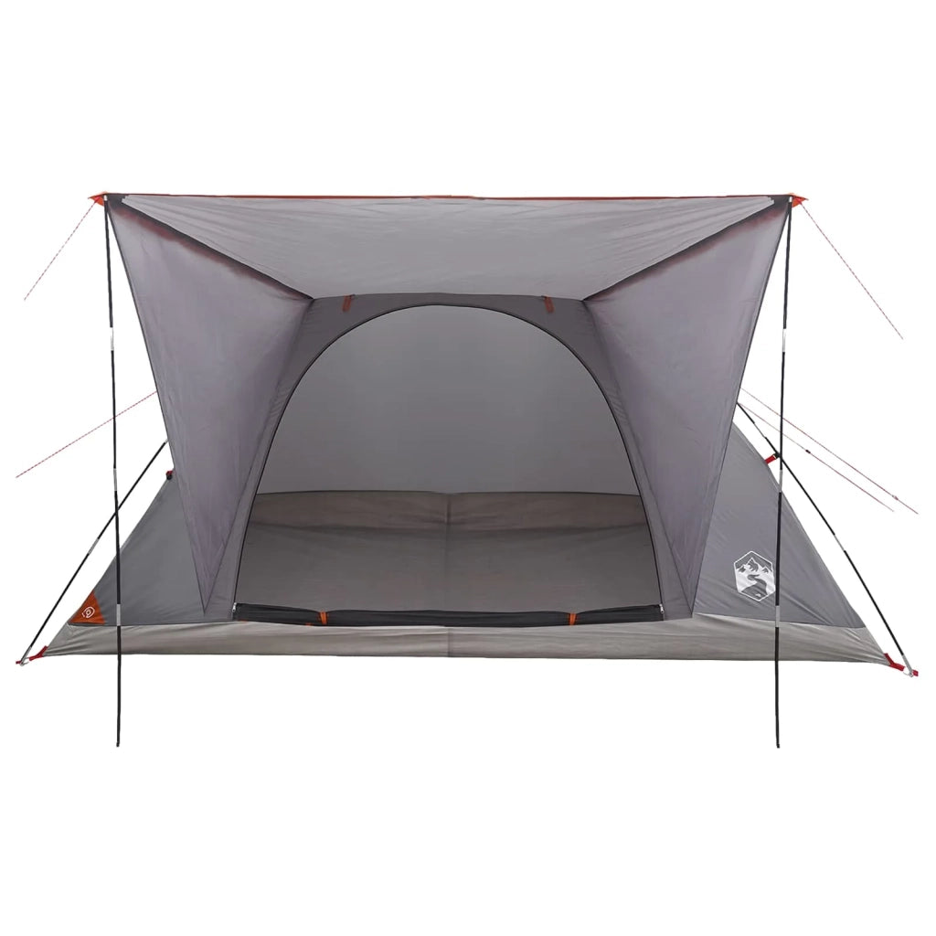 Tenda da campeggio con tetto Grigio e arancione 6 persone 42028654