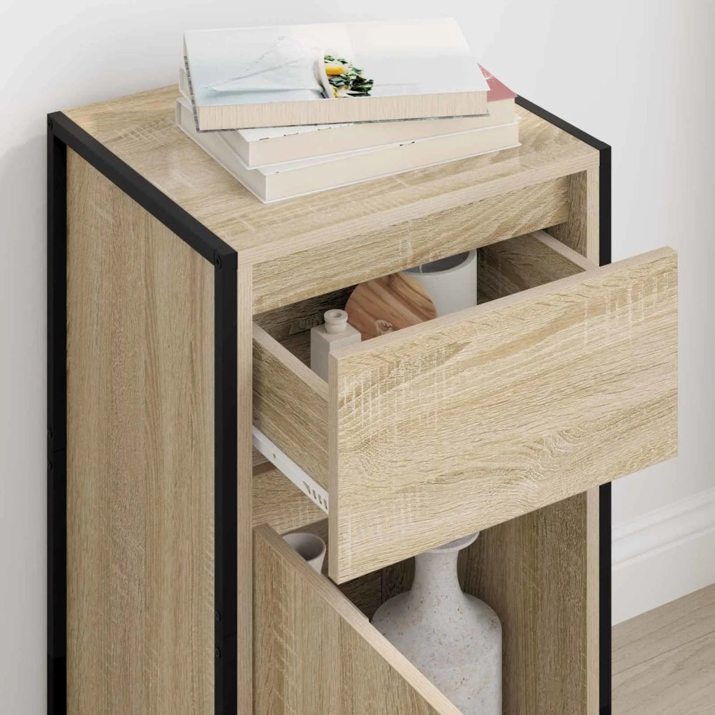 Credenza | Madia | Buffet da pranzo | Armadio da pranzo Sonoma 43 x 36 x 75,5 cm Legno multistrato
