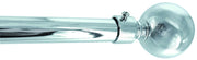 Utilia BASTONE PER TENDE GLOBO Estensibile cm. 71÷122 col. Acciaio