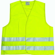 Trade Shop - Giubbotto Gilet Giallo Di Emergenza Ad Alta Visibilità Catarifrangente Auto -
