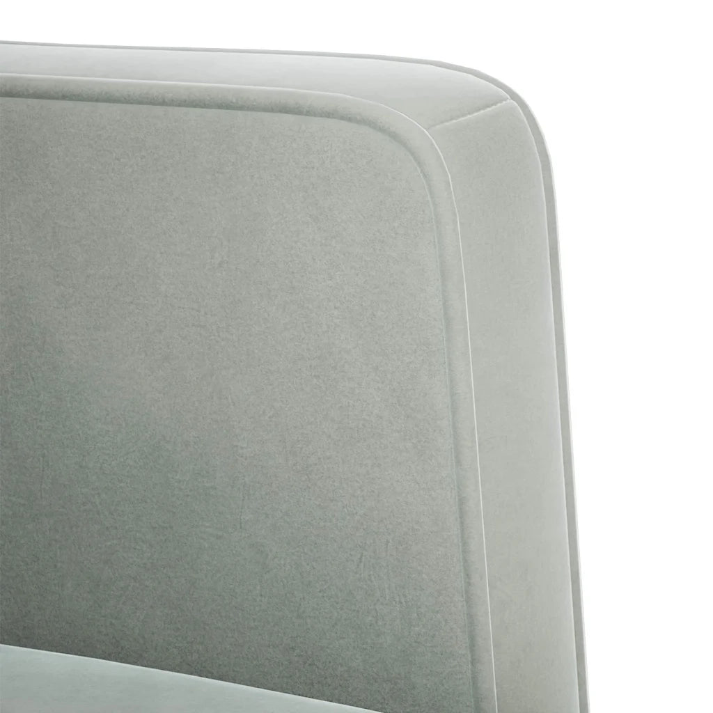 vidaXL Divano Divanetto Grigio Chiaro 111 cm in Velluto