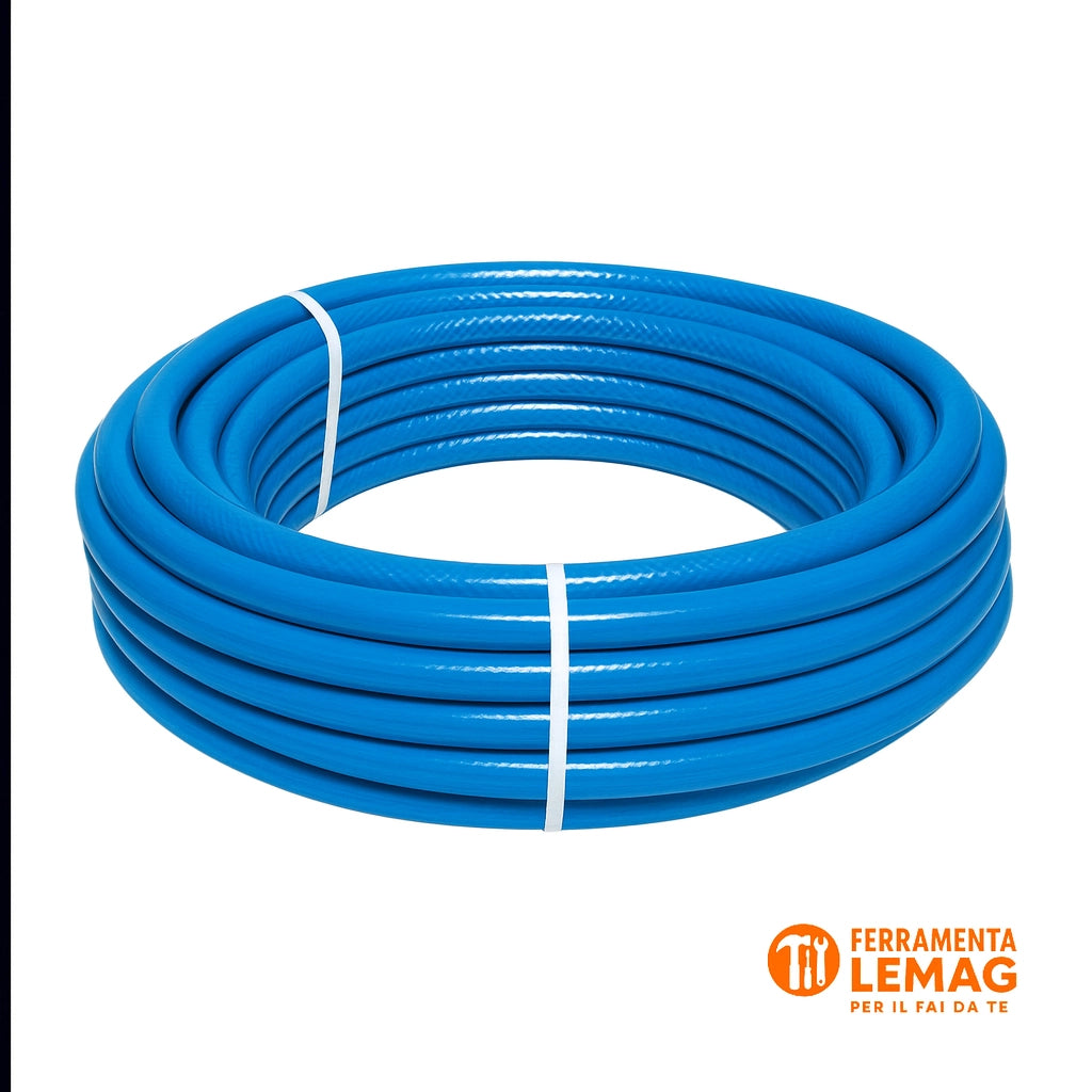 Tubo multistrato NICOLL SYSTEM 16x2 coibentato blu, rotolo 25 m per acqua fredda