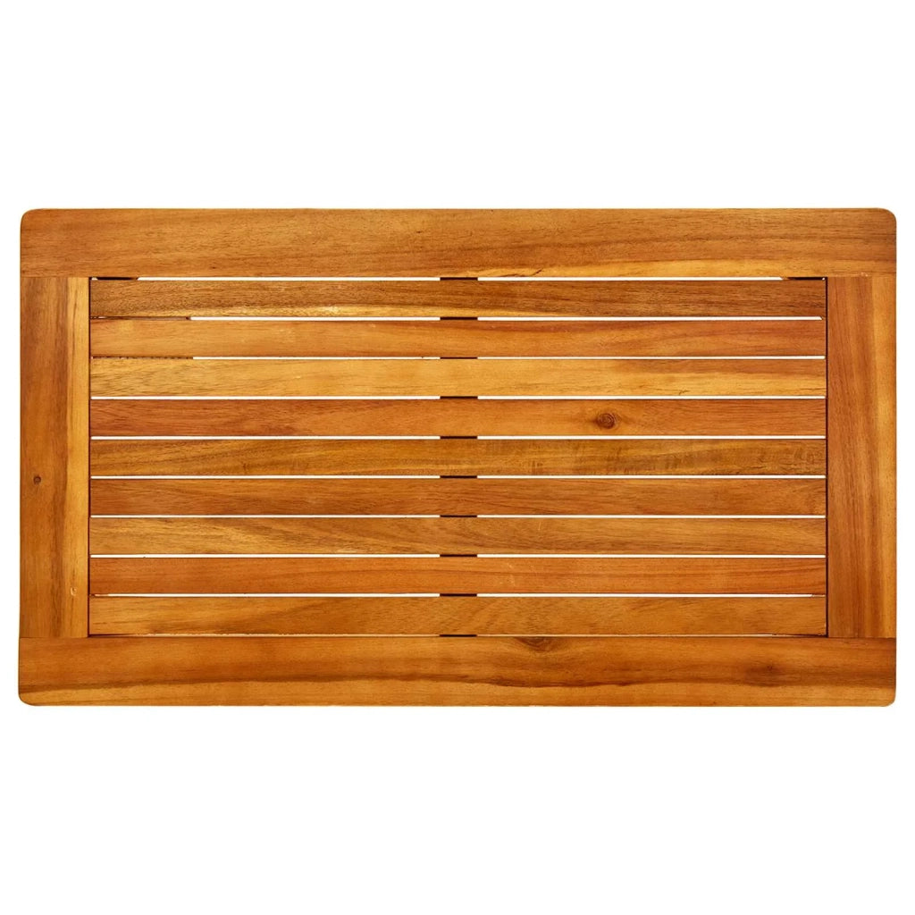 Tavolino da Giardino 70x40x36 cm in Legno Massello di Acacia 316399