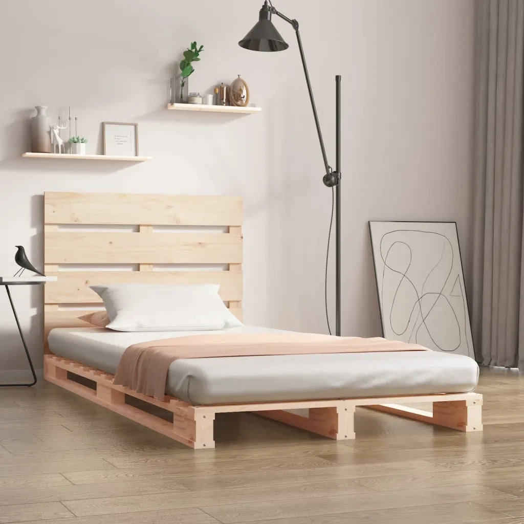 Giroletto senza Materasso 75x190 cm in Legno Massello di Pino