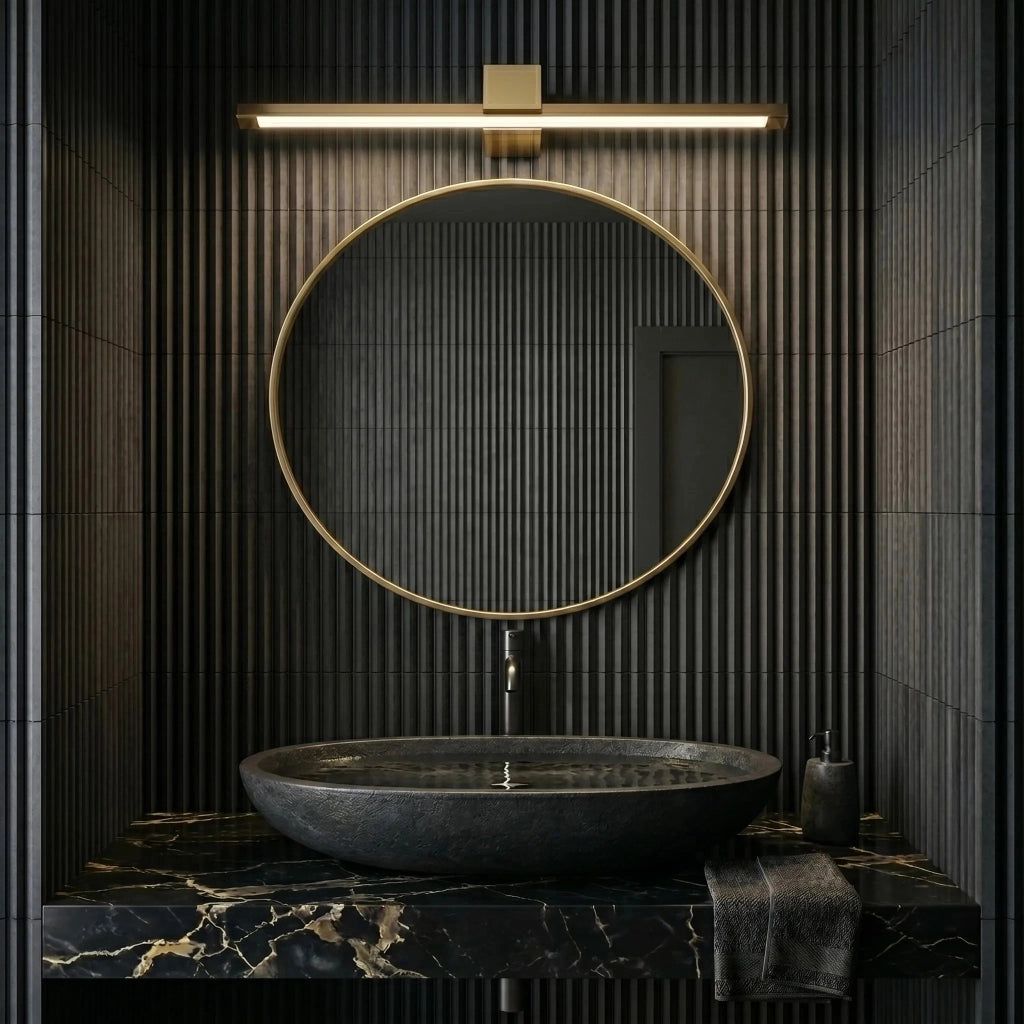 Applique Da Bagno Led Swe044-1w 60cm Gold