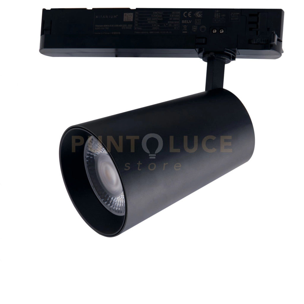 FARO BINARIO LED KONE NERO 13W 1300LM 4000K CRI90 16X11X6,2CM