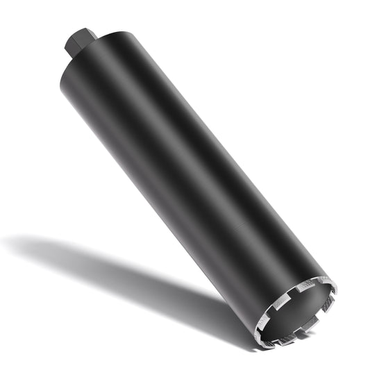 Punta diamantata per carotatrice Ø 127 mm, lunghezza 450 mm, UNC 1¼, ingranaggio a denti diritti, rendimento elevato, per carotaggio a umido, corona diamantata per calcestruzzo, pietra, granito