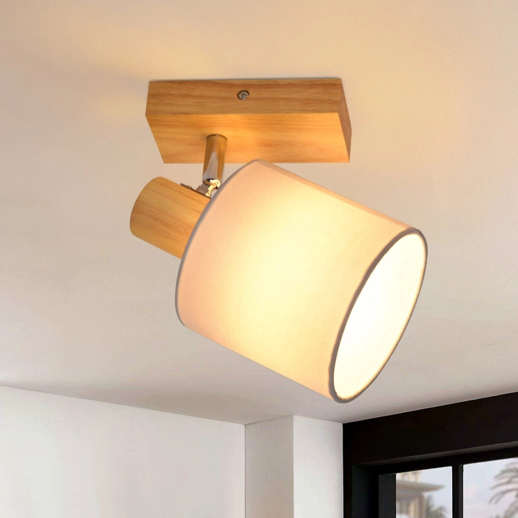 ZMH Faretto da soffitto vintage orientabili 350° E14 per soggiorno