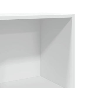 Libreria Bianca 60x30x114 cm in Legno Multistrato 857899