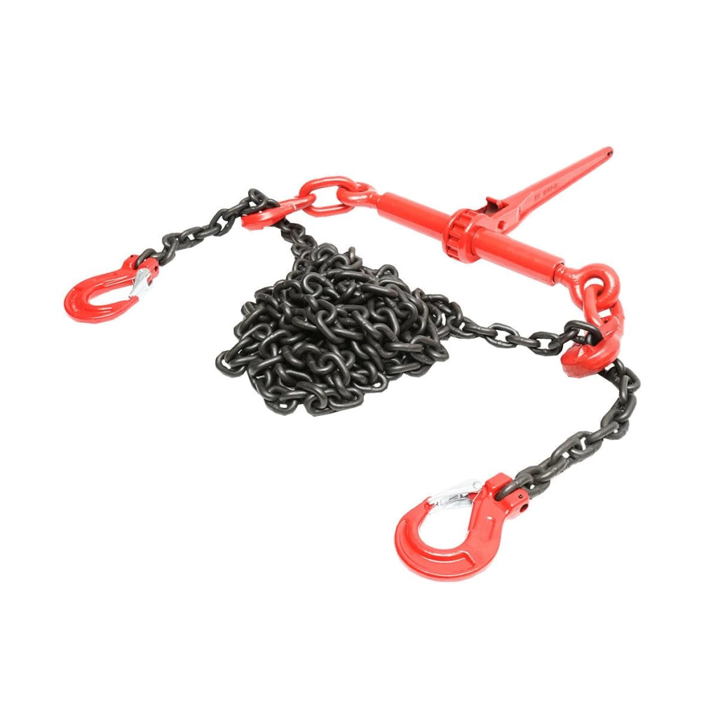 Catena di Ancoraggio con Tenditore a Cricchetto, 4T, Lunghezza 6m, Spessore 8mm