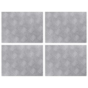 Gradini per Scale 4 pcs Argento 40 x 30 cm Alluminio 4104288