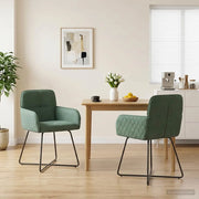 Sedie da pranzo 2 pcs Velluto (V) Verde Mare 59 x 56,5 x 86 cm 42034302