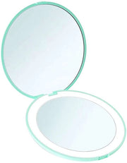 Specchietto Portatile con LED - Piccolo Specchio con Luce - Doppia Facia Verde Rond

 o Modello: Allecto - LED Pocket Mirror