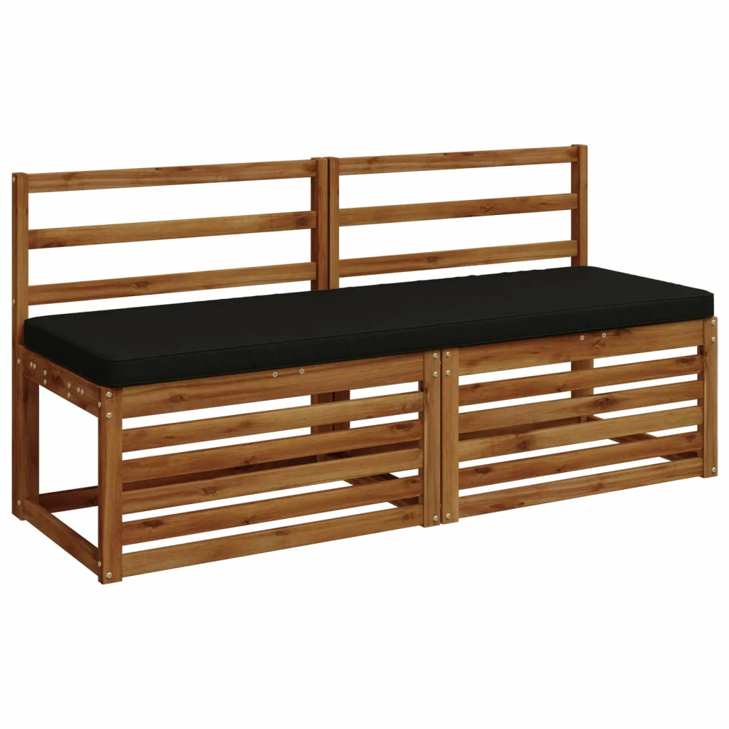 Cuscino per Panchina a 1 Pezzo VUGHT 100% Poliestere Nero 952052
