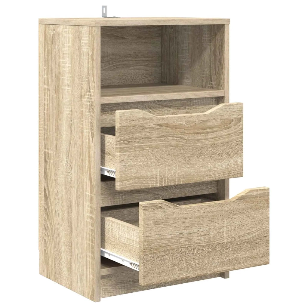 Comodini 2 pcs Rovere Sonoma 40 x 30 x 467 cm Legno multistrato 888912