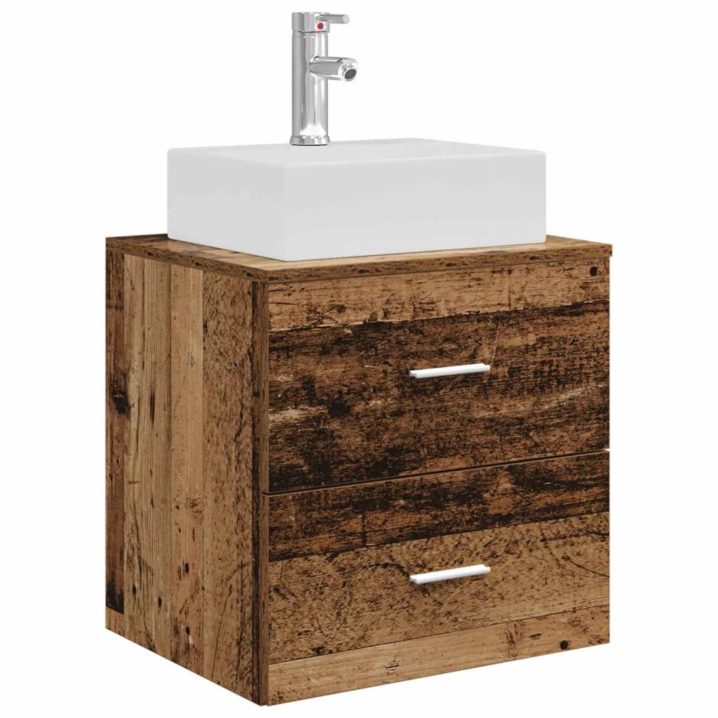 Set di mobili per il bagno 5 pcs Legno antico 3406797