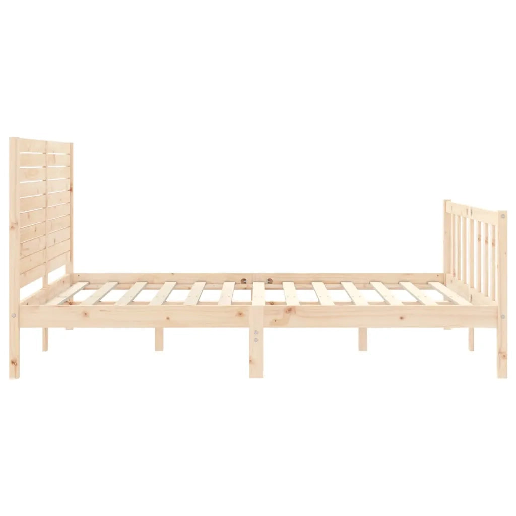 Giroletto senza Materasso 160x200 cm in Legno Massello di Pino 3193216