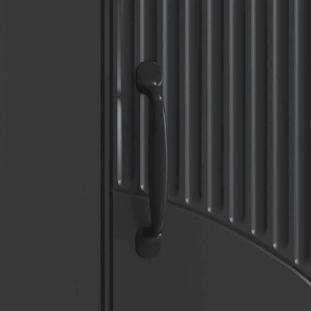 Comodino | Armadio da Notte | Mobiletto da notte Nero 43 x 34,5 x 47 cm Legno ingegnerizzato
