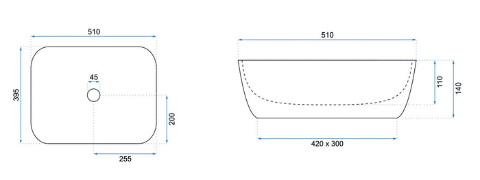 Lavabo Da Appoggio Rea Freja Beige