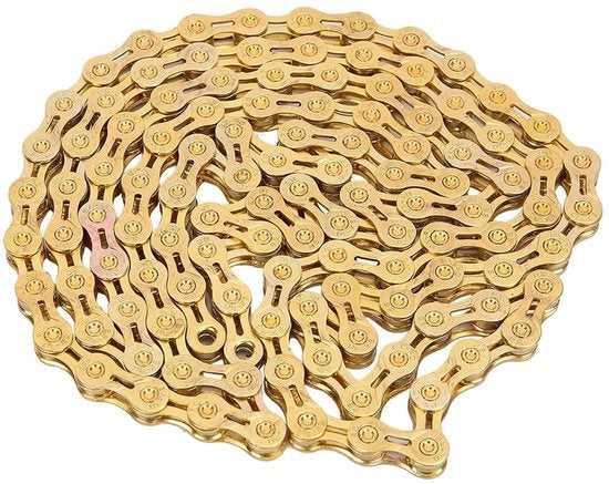 Catenaccio per bicicletta da 9 velocità, 116 anelli, ultraleggero, componente di ricambio per biciclette da mountain bike e biciclette da prestazioni elevate. Con spedizione veloce.