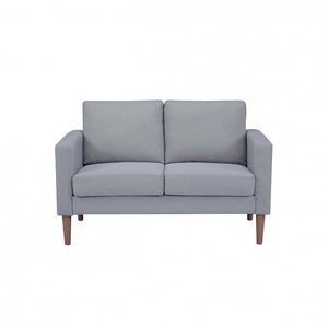 Divano 2 Posti Ramsey 137x73x82 h cm in Tessuto Grigio chiaro