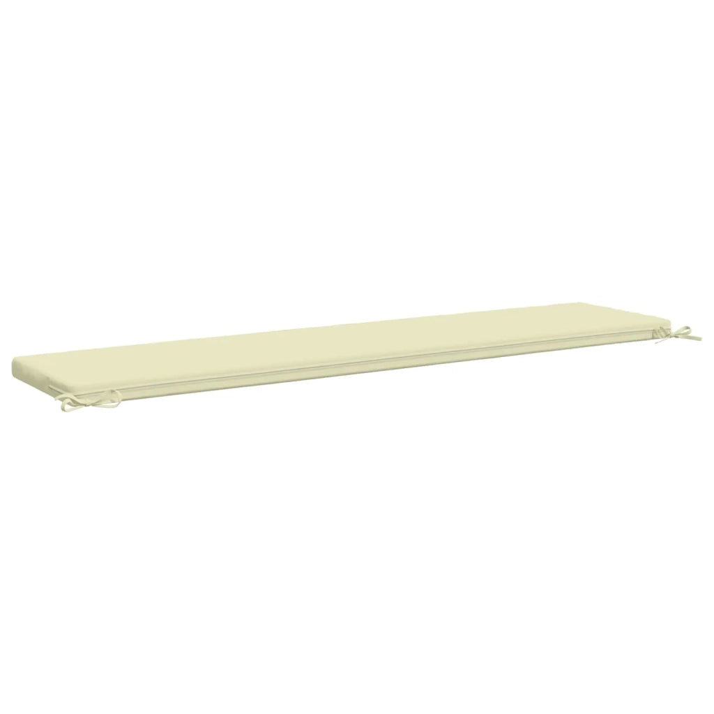 Cuscini per Panchina a 2 Pezzi SOEST 2 pz 100% Poliestere Crema 949173