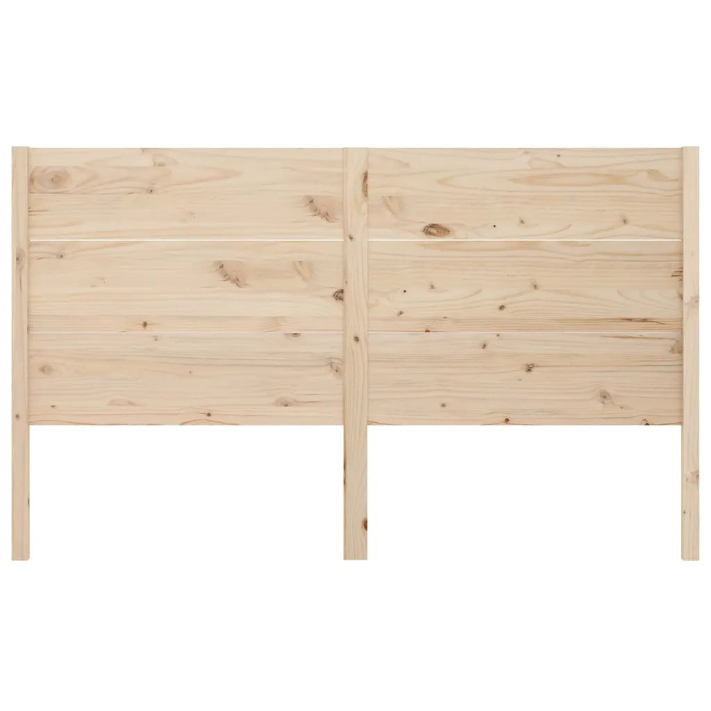 Testiera per Letto-Testata-Testiera Decorativa 206x4x100 cm in Legno Massello di Pino 927330